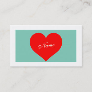 Carte De Visite Coeur