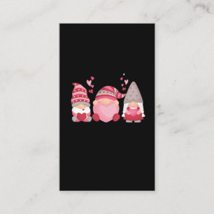 Carte De Visite Coeur de la journée des Valentines Gnome Cute