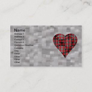 CARTE DE VISITE COEUR GRUNGE