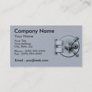 Carte De Visite coffre fort