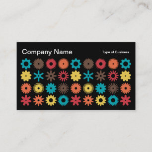 Carte De Visite Cogs - Couleurs 02