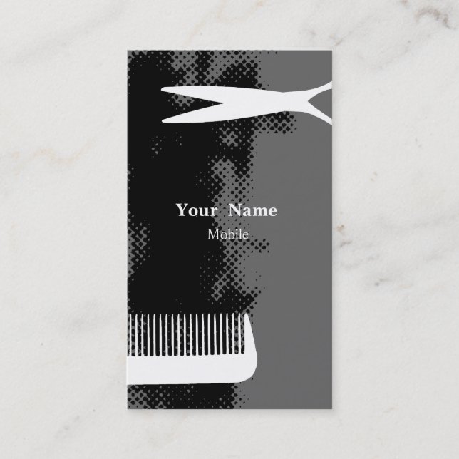 Carte De Visite Coiffeur (Devant)