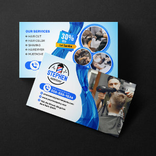 Carte De Visite Coiffeur à couture d'oeil Boutique Coiffeur Liste 