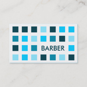 Carte De Visite COIFFEUR (carrés de mod)