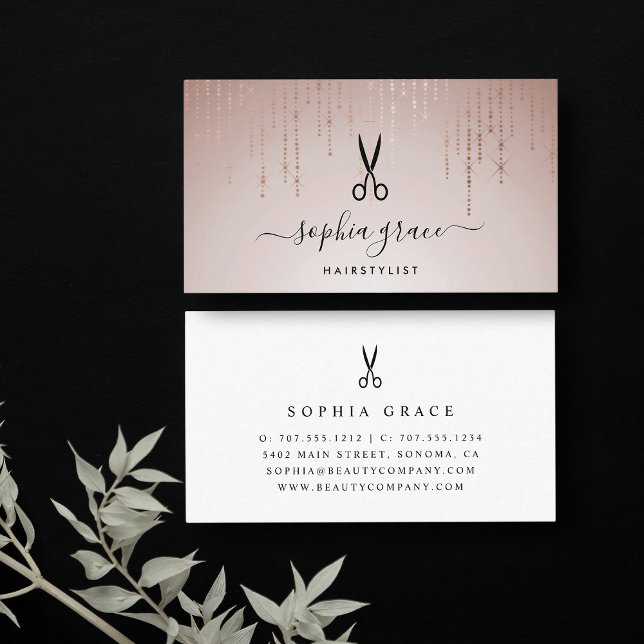 Carte De Visite Coiffeur de pluie (Créateur téléchargé)