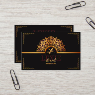 Carte De Visite Coiffeur élégant et classe Fidélité