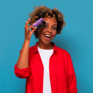 Carte De Visite Coiffeur professionnel Salon de beauté Hot Pink