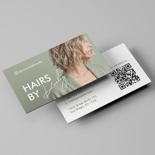 Carte De Visite Coiffeur professionnel Thérapeute barbier Sage