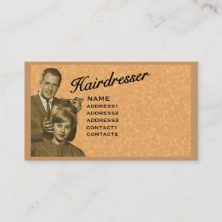 CARTE DE VISITE COIFFEUR - PROFIL TRÈS PROFESSIONNEL (3A)