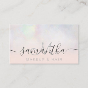 Carte De Visite Coiffure à l'ombre d'une perle moderne