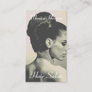 Carte De Visite Coiffure élégante et classe 