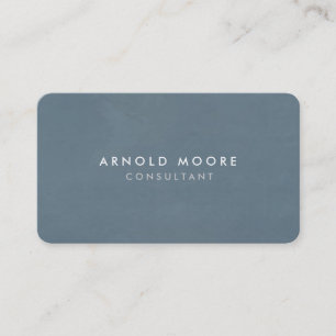 Carte De Visite Coin arrondi bleu gris professionnel moderne