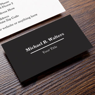Carte De Visite Coin arrondi Businesscards de professionnel