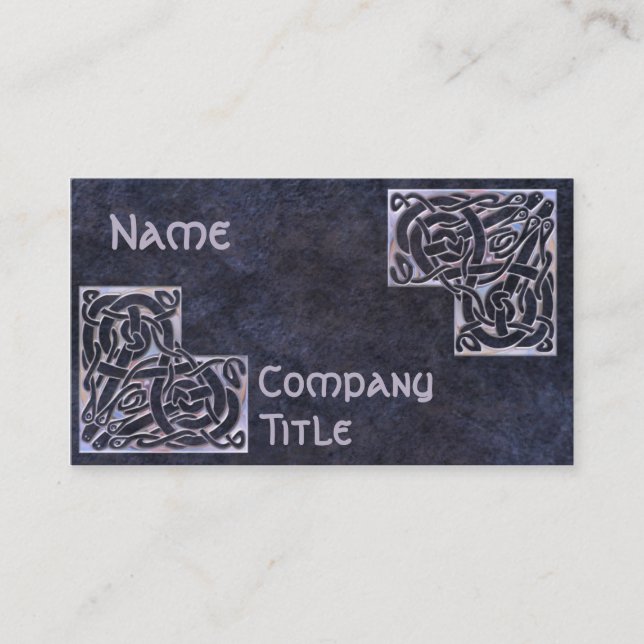 Carte De Visite Coins celtiques (Devant)