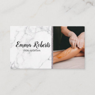 Carte De Visite Collage de sucre Épilation de la peau de l'élimina