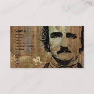 Carte De Visite Collage horizontal Poe