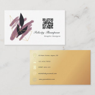 Carte de visite Collage Traits Tendances