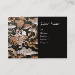 CARTE DE VISITE COLLECTE POMPEII / OCÉAN - SCÈNE DE VIE MARINE