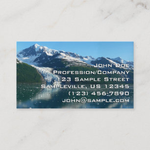 Carte De Visite College Fjord II Belle photographie d'Alaska