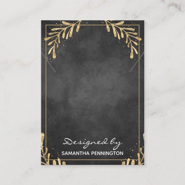 Carte De Visite Collier Display Faux Foil Foil (Devant)