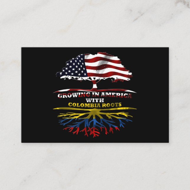 Carte De Visite Colombie (Devant)