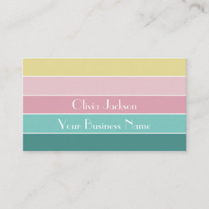 Carte de visite Colorblock personnalisé