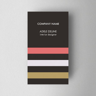 Carte de visite coloré moderne de concepteur de