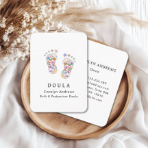 Colorful Flower Footprint Logo