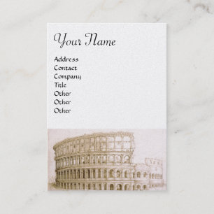Carte De Visite COLOSSEUM /Architecture antique, Architecte Pearl