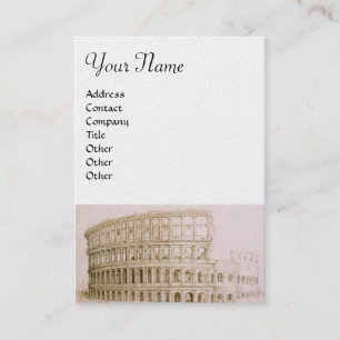 Carte De Visite COLOSSEUM Classic Architecture, Architecte Pearl