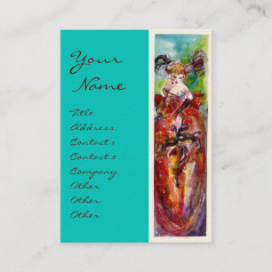 Carte De Visite COLUMBINE / Fashion Designer, Arts du spectacle