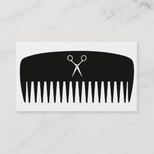 Carte De Visite Comb & Shears