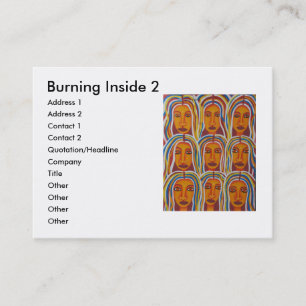 Carte De Visite Combustion à l'intérieur de 2