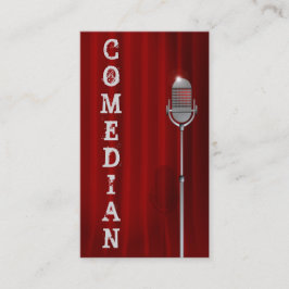 Carte De Visite Comédien Entertainment Comedy Club Théâtre