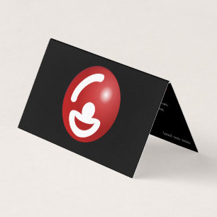 Carte De Visite Comedy Funny Entertainer Logo Modèle
