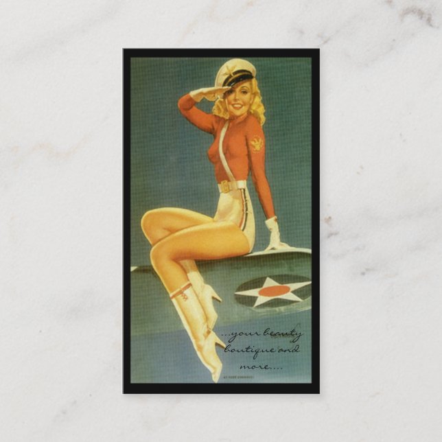 Carte De Visite Commande à façon de Deanna (Devant)