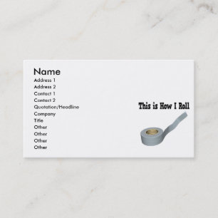 Carte De Visite Comment faire pour rouler une bande à goutte