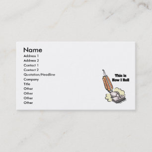 Carte De Visite Comment je roule (nettoyant à vide)