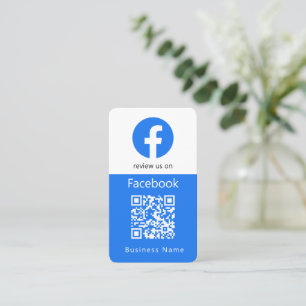 Carte De Visite Commentaires Facebook   Business Review Us QR Code
