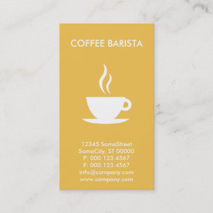 Carte De Visite commerce café-bar personnalisé