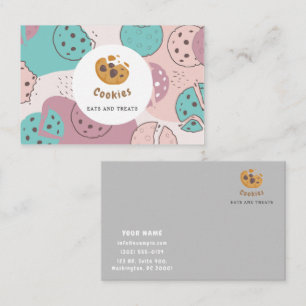 Carte De Visite Commerce de biscuits moderne pour boulangerie ou p