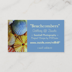 Carte De Visite Commerce Sea Shells