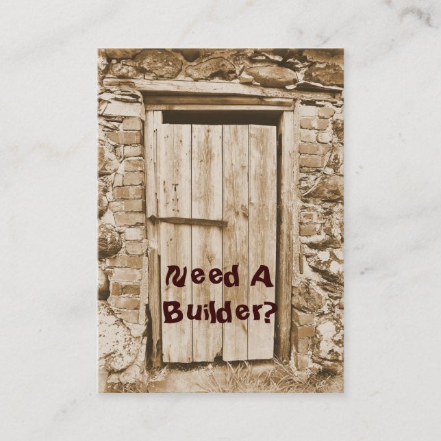 CARTE DE VISITE COMMERCES, BÂTIMENTS (Devant)