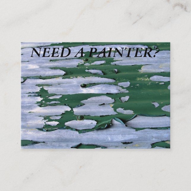 CARTE DE VISITE COMMERCES. PEINTRE. (Devant)