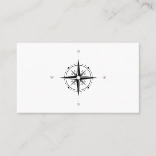 Carte De Visite Compass