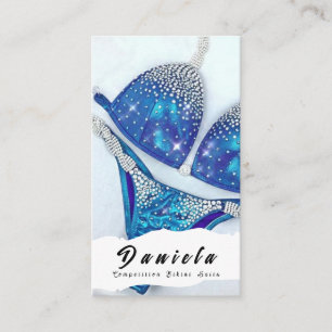 Carte De Visite Compétition de Fitness Bikini Crystal Convient aux