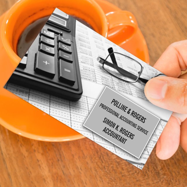 Carte de visite comptable (Créateur téléchargé)