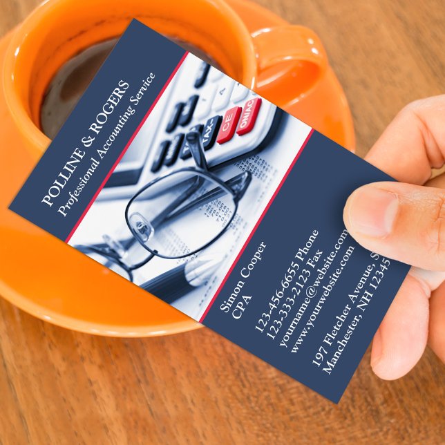 Carte de visite comptable (Créateur téléchargé)