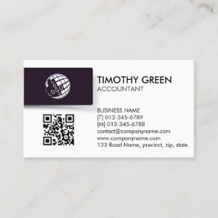 Carte De Visite Comptable Comptabilité Finance Financier