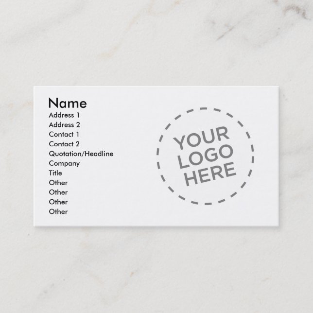 Carte De Visite Comptable de concepteur (Devant)